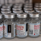 Moderna vaccines are prepared for application at a United States military vaccination center at Camp Foster on April 28, 2021 in Ginowan, Japan